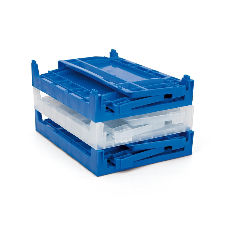 Tayg 204029 Stackable and Foldable Storage Bin mod. 54P, Blue