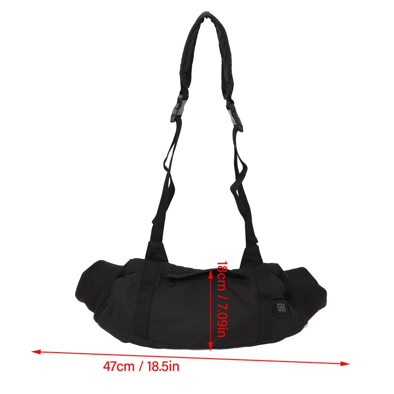 Hand Warmer Pouch USB Powered 3 Speeds Adjustable Strap Waterproof