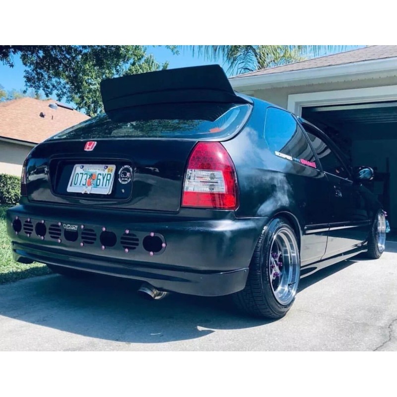 VMS RACING 1PC HONDA ACURA UNIVERSAL ALUMINUM REAR BUMPER RACE