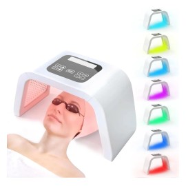 Mascara Facial Led Para Cara Y Cuello Cosmético Terapia