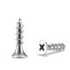 #6 x 3/4" Drywall Screws 250Pcs Carbon Steel Flat Head