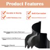 Gojoquanzhou Animal Butterfly Toliet Paper Holders Stand, Black Metal Toilet