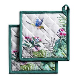 Maison d' Hermine Spring/Summer Set with Oven Gloves and Pot Holder