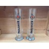 Pair of Konig Paulaner Munich Beer Glasses Made in Germany