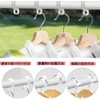 Hanger Stoppers, Windproof, Hanger Catch (12 Pieces), Clothesline Fixed, Hanger