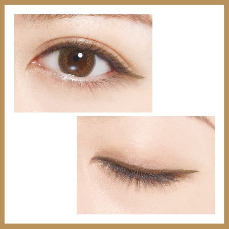 D-UP Silky Liquid Eyeliner WP Milk Cappuccino (Pack of 1)