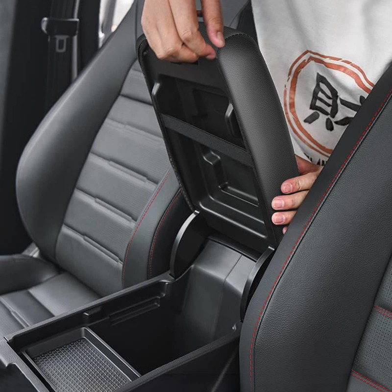 AOMSAZTO Armrest for 2019-2024 2025 Subaru Forester Black Console Covers