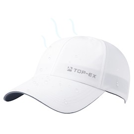 Oversized XL XXL Waterproof All Weather Performance Running Cap Recycled Unstructured Baseball Hat Urban Storm (US, Alpha, X-Large, XX-Large, Urban White)