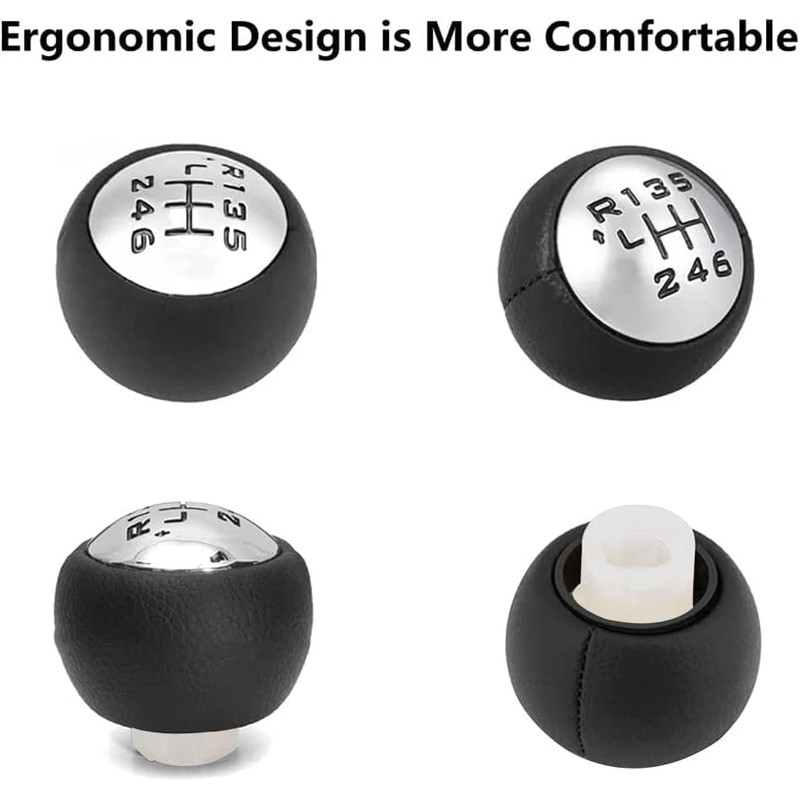 OBEST Peugeot Universal Vehicle Gear Knob 6 Speed Car Gear