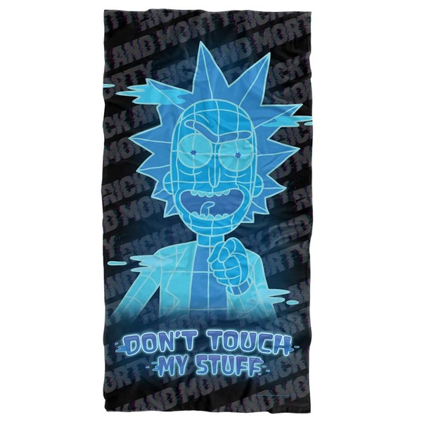 LOGOVISION Rick and Morty Beach Towel, 30"x60" Don't Touch My