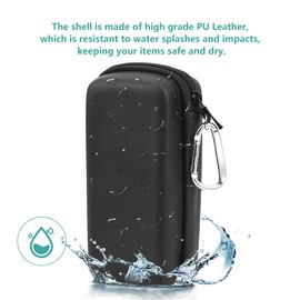 Hard Carrying Case Compatible with SKIL Rechargeable 4V Cordless Screwdriver SD561201, Hard Storage Tools Case Replacement, Compact Hard Storage Travel Case, 16x8x6cm, Waterproof PU Leather