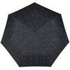 Knirps Slim Duomatic Domino Pocket Umbrella Open-Close Black