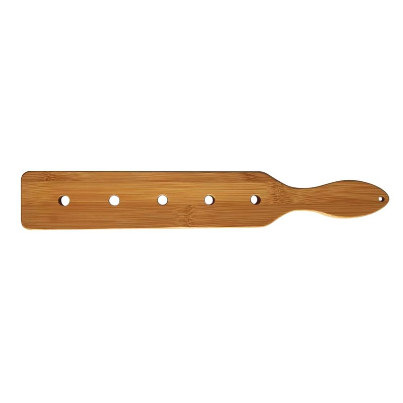 Anjuer 35.5 cm bamboo paddle, lightweight, durable, smooth paddle with