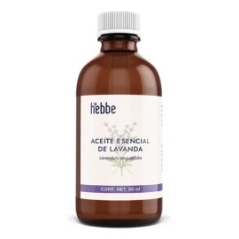 Aceite Esencial Lavanda Puro, Cosmético capilar, facial, uso en difusor Aromaterapia, Spa Hebbe Cosmetics & Ludika 50ml