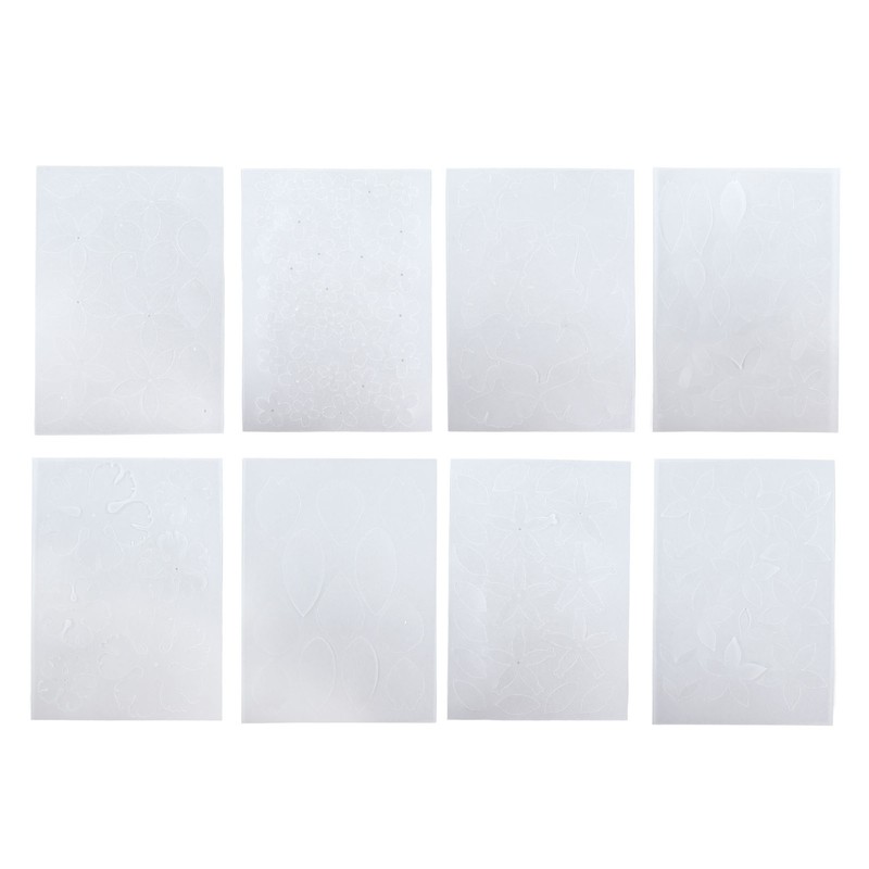8pcs Heat Shrink Paper for Kids Double Sided High Transparency