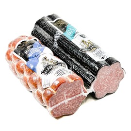Old Forest and Mailander Salami Combo, Dry Aged Sausage by Piller's (Black Kassel), Gourmet Gift, approx. 5.2 lb., 2.0 Count