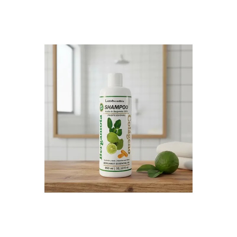 Shampoo Bergamota Colageno Brillo Nutricion Labs Incredible Products 950ml