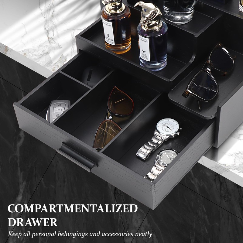 Butizone Cologne Organizer for Men, 3 Tier Perfume Stand Holder