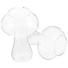 Mikinona Mushroom Glasses Creative 2pcs Novelty Drink Cup for Bars