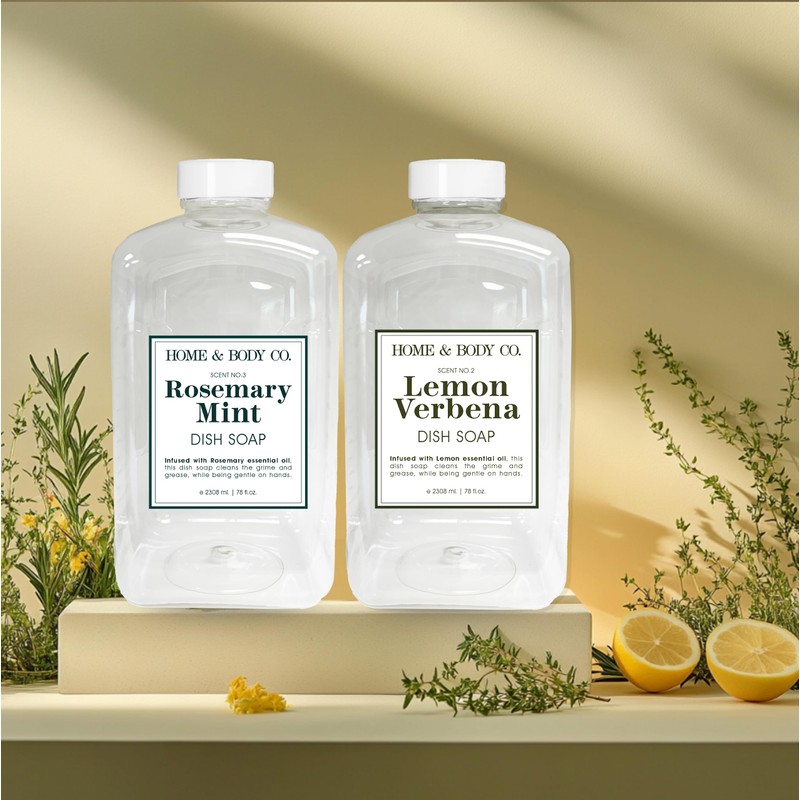 Home & Body Co. Lemon Verbena, Rosemary Mint Dish Soap