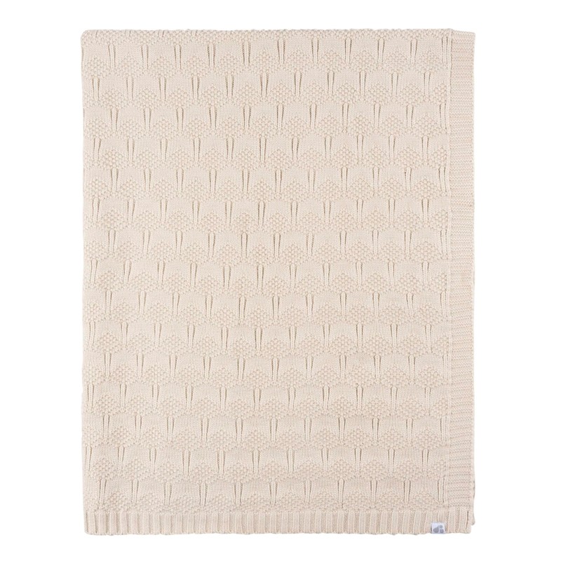 Just Born 1pk Sweater Knit Blanket - Tan