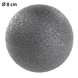 newgen medicals Massage Ball Back: Massage Ball and Fascia Trainer for Back & Co., Diameter 8 cm, Black (Fascia Ball, Neck Massage Ball, Feet)