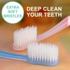 QIANTAIYING Extra Soft Toothbrush 6-Pack, Regular Head (3 Colors -