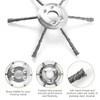 MaxEarn Steel Wire Grass Trimmer Head, 6 Cutter Head Brushcutter,