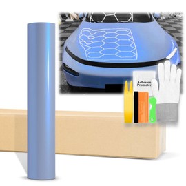 60"x60" (5FTx5FT) Baby Blue Space Candy Gloss Chameleon Metallic Color Shift Color Change Vinyl Wrap Auto Car Sticker Decal Film Sheet Bubble Free Air Release Technology with Tool Kit