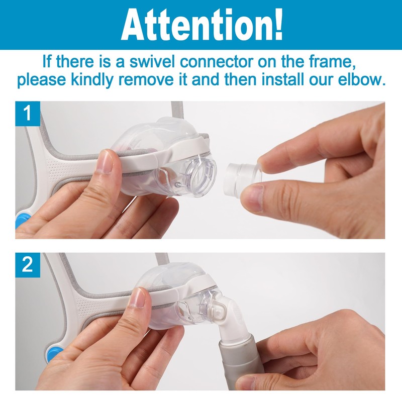 2PCS Replacement Elbow for Airfit N20 - Connect to 22mm