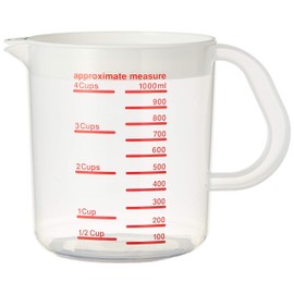 Décor Plastic Measuring Jug,White