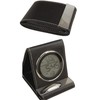 Elegance Leather Travel Alarm Clock