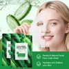 OUPEICHARM Cucumber Face Masks Sheet for Women,Moisturizes Facial Masks Oil