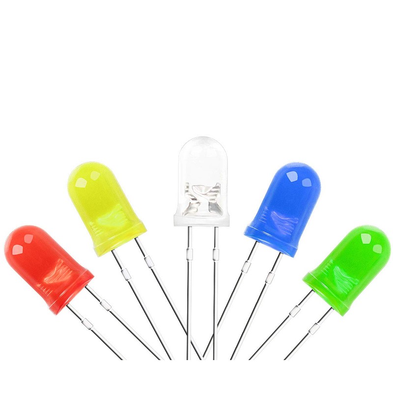 DiCUNO Light Emitting Diodes, 0.2 inch (5 mm), Round Head,