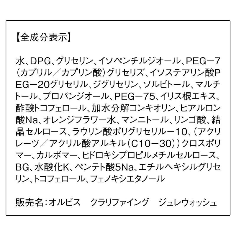 Clarifying Jelly Wash 4.2 oz (120 g) (Special Facial Cleansing