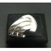 Extravagant sterling silver ring solid 925 size H - V