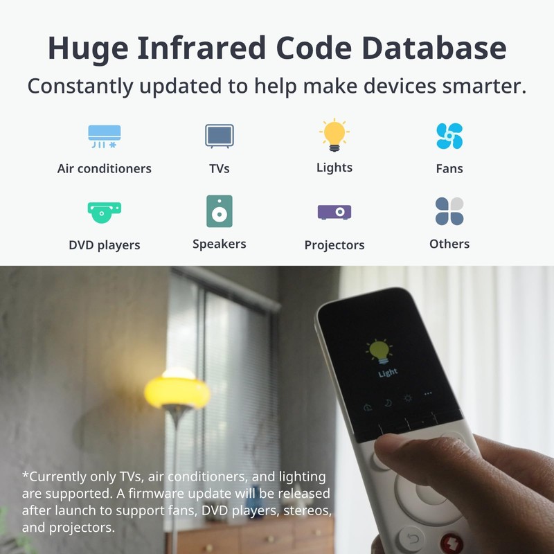 SwitchBot Smart Universal Remote with Hub Mini, Replace Multiple Remotes