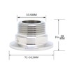 QiiMii 1.5" Tri Clamp Tri Clover Fittings to NPT 1"
