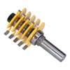 1/2in Shank Router Bit Finger Joint Woodworking Alloy Blade Chisel