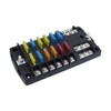 MagiDeal Blade Fuse Block Set Fuse Panel 12 Circuit Waterproof
