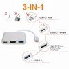 USB C Adpater 3.1 3 in 1 Hub Converter Dock