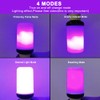 Bitrue LED Flame Bulbs, 4 Modes Purple Flame Effect Light