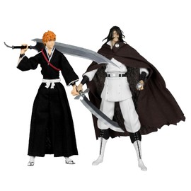 McFarlane Toys Bleach Thousand Year Blood War Series 7-Inch Yhwach Action Figure Bundle with Ichigo Kurosaki Figure from Bleach Thousand Year Blood War Series (2 Items)