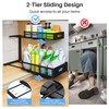 Under Sink Organizer, 2 Pack 2 Tier Pull Out Under