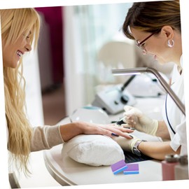 Healvian 50pcs Dual-sided Nail Buffer Sponges Manicure Nail Files for Easy Polishing Reusable Sponge Blocks Essential Tools for Care