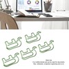 100pcs Paper Clip Cute Elephant Shaped Stainless Steel Paper Clip