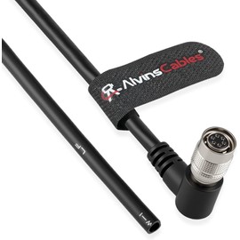 Alvin's Cables TIS GigE Camera Basler Trigger Strobe PWS Cable Hirose Right Angle 6 Pin Female to Open End Cable