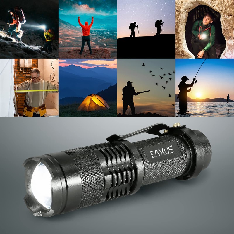 Eaxus® Set of 2 LED Torch Glow-X Professional Mini Torch