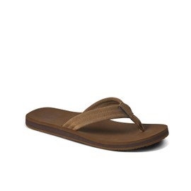 REEF Groundswell Men's Flip Flop Sandal, Soft Footbed, Tan, 12