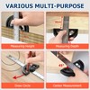 Preciva Woodworking Scribing Angle Ruler, Angle Protractor with 300mm Stainless